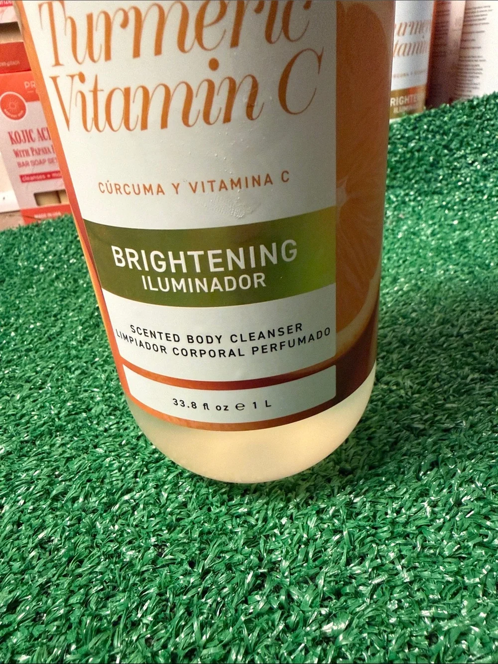 Nettoye Turmeric Vitamin C Brightening Body Cleanser - Orange/White
